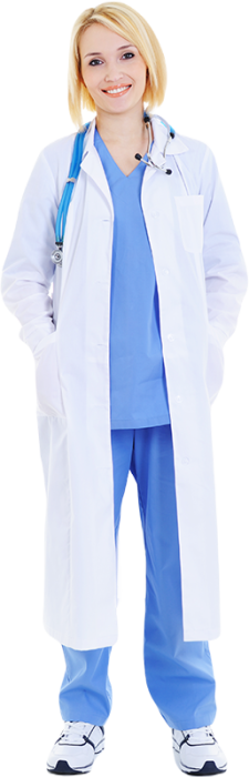 full-standing-female-doctor-isolated-white